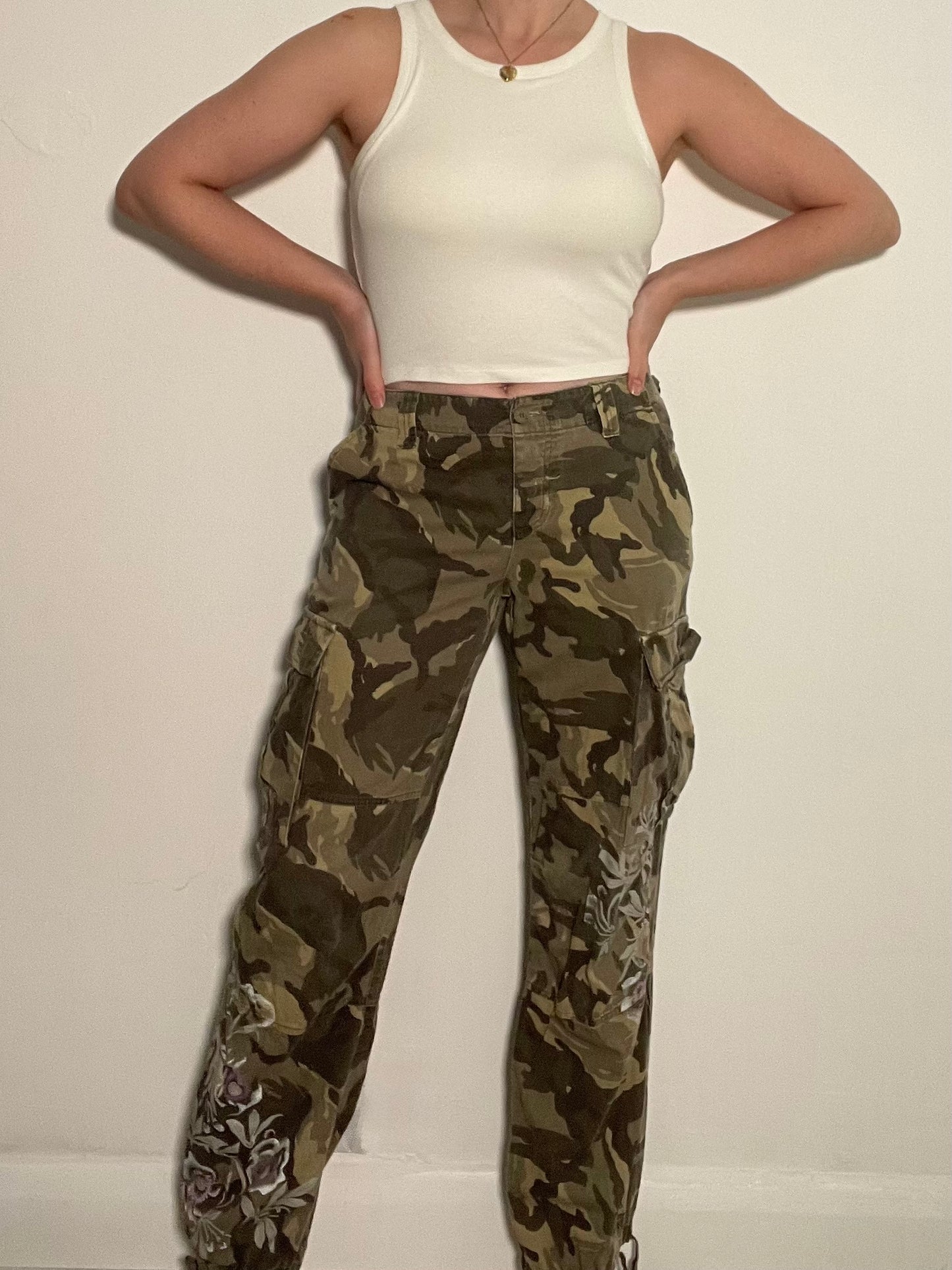 Vintage Oasis Cargo Trousers - Size 10