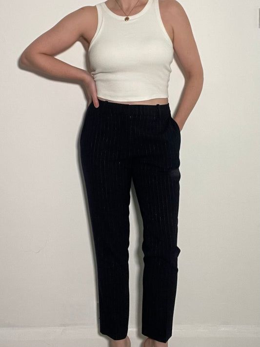 H&M Navy Trousers - Size 12