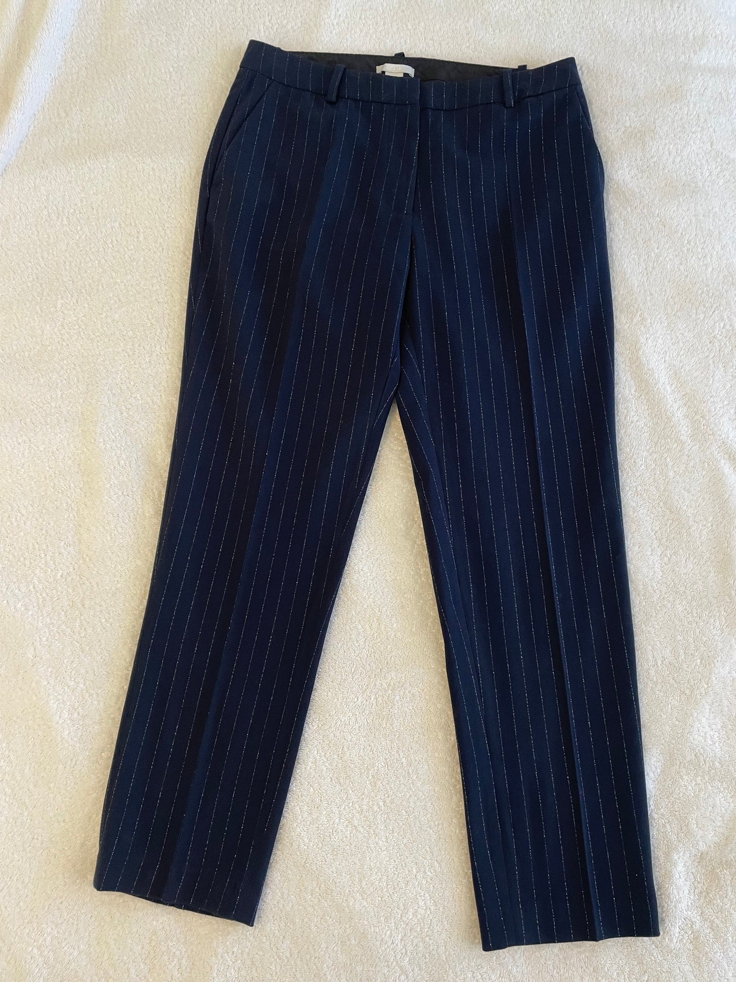 H&M Navy Trousers - Size 12