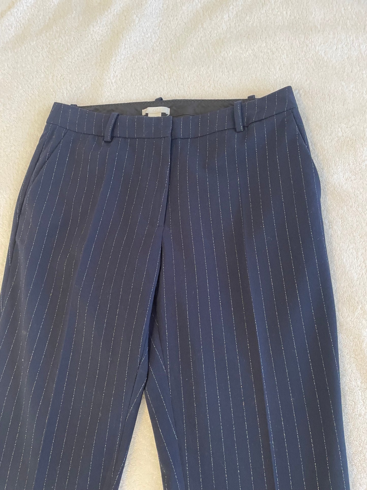 H&M Navy Trousers - Size 12