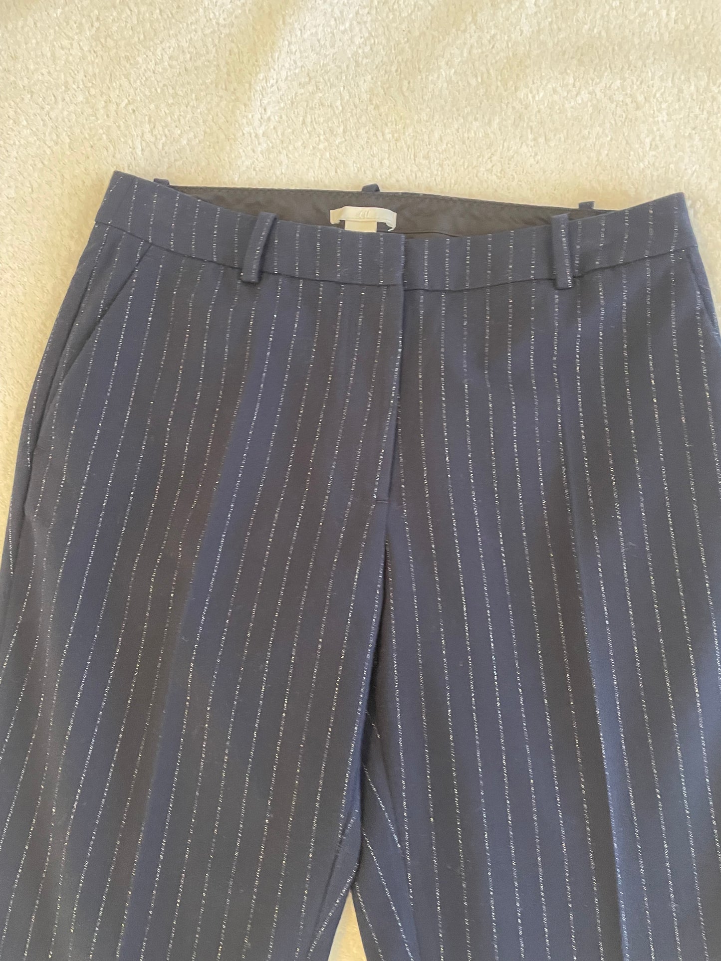 H&M Navy Trousers - Size 12