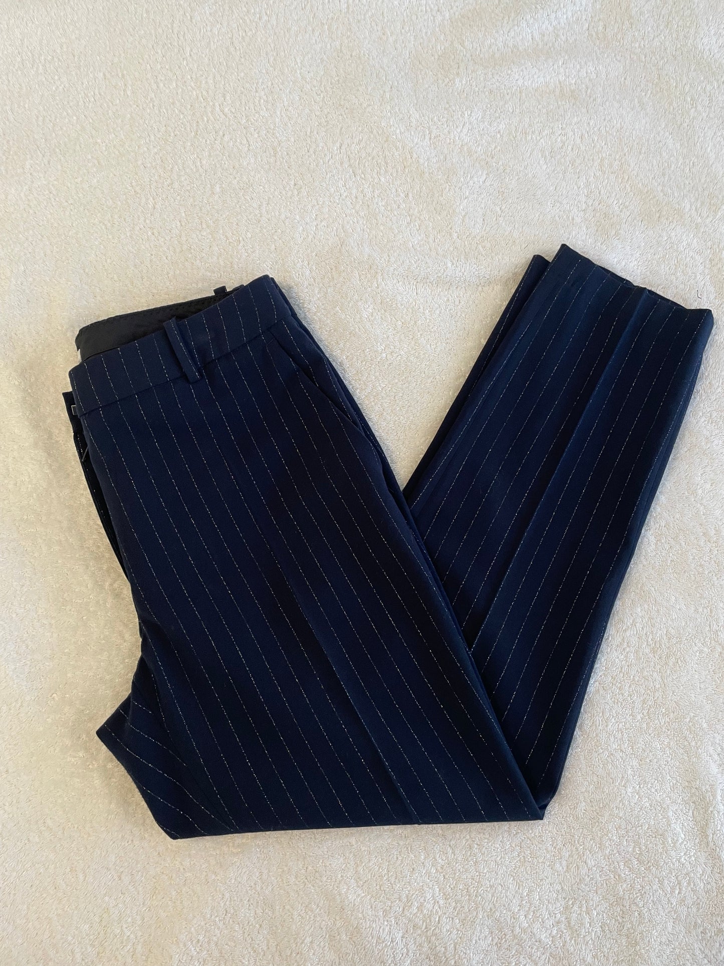 H&M Navy Trousers - Size 12