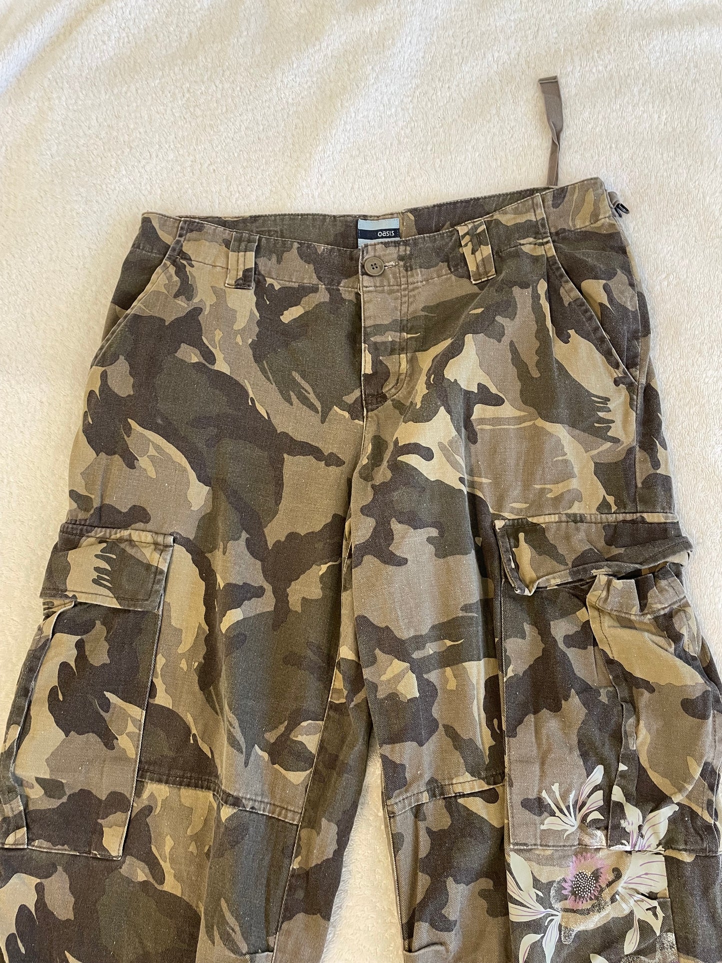 Vintage Oasis Cargo Trousers - Size 10