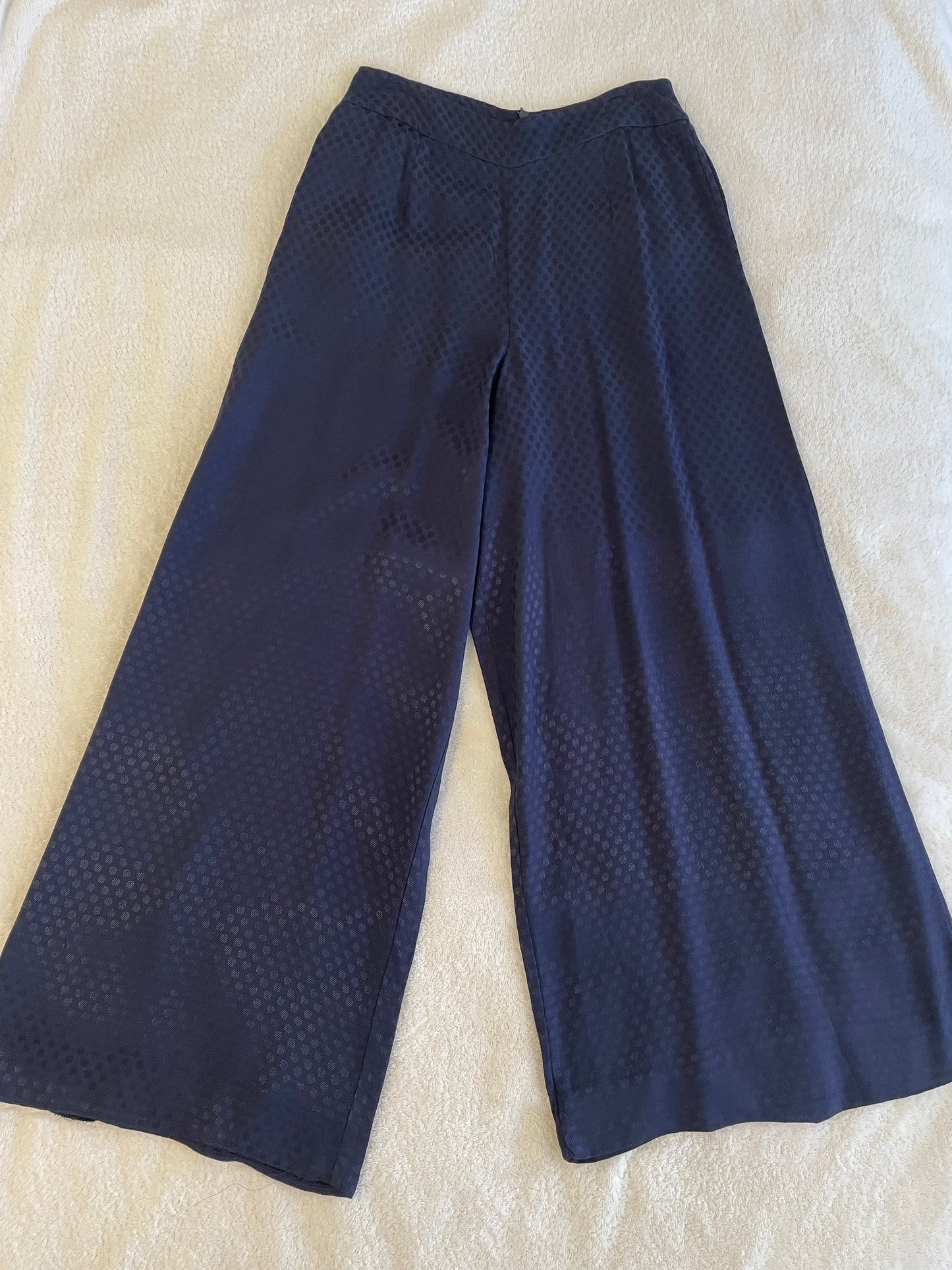Jigsaw Satin Trousers - Size 8