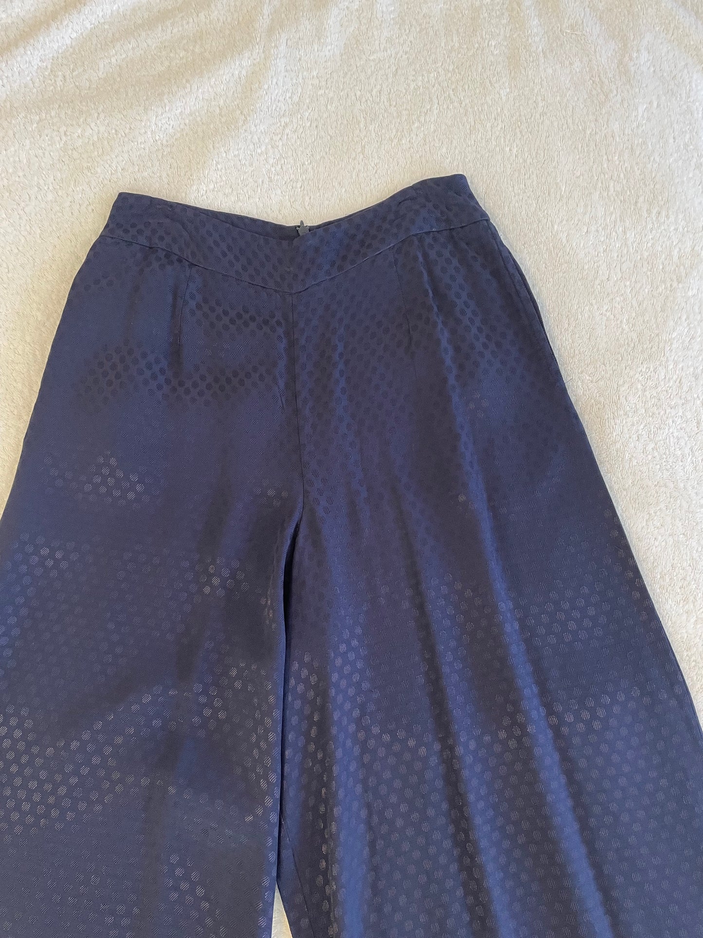 Jigsaw Satin Trousers - Size 8