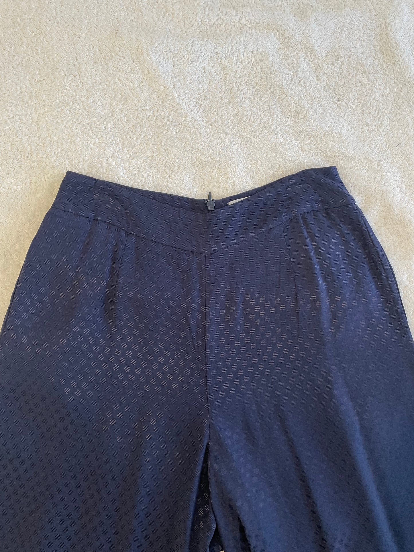 Jigsaw Satin Trousers - Size 8