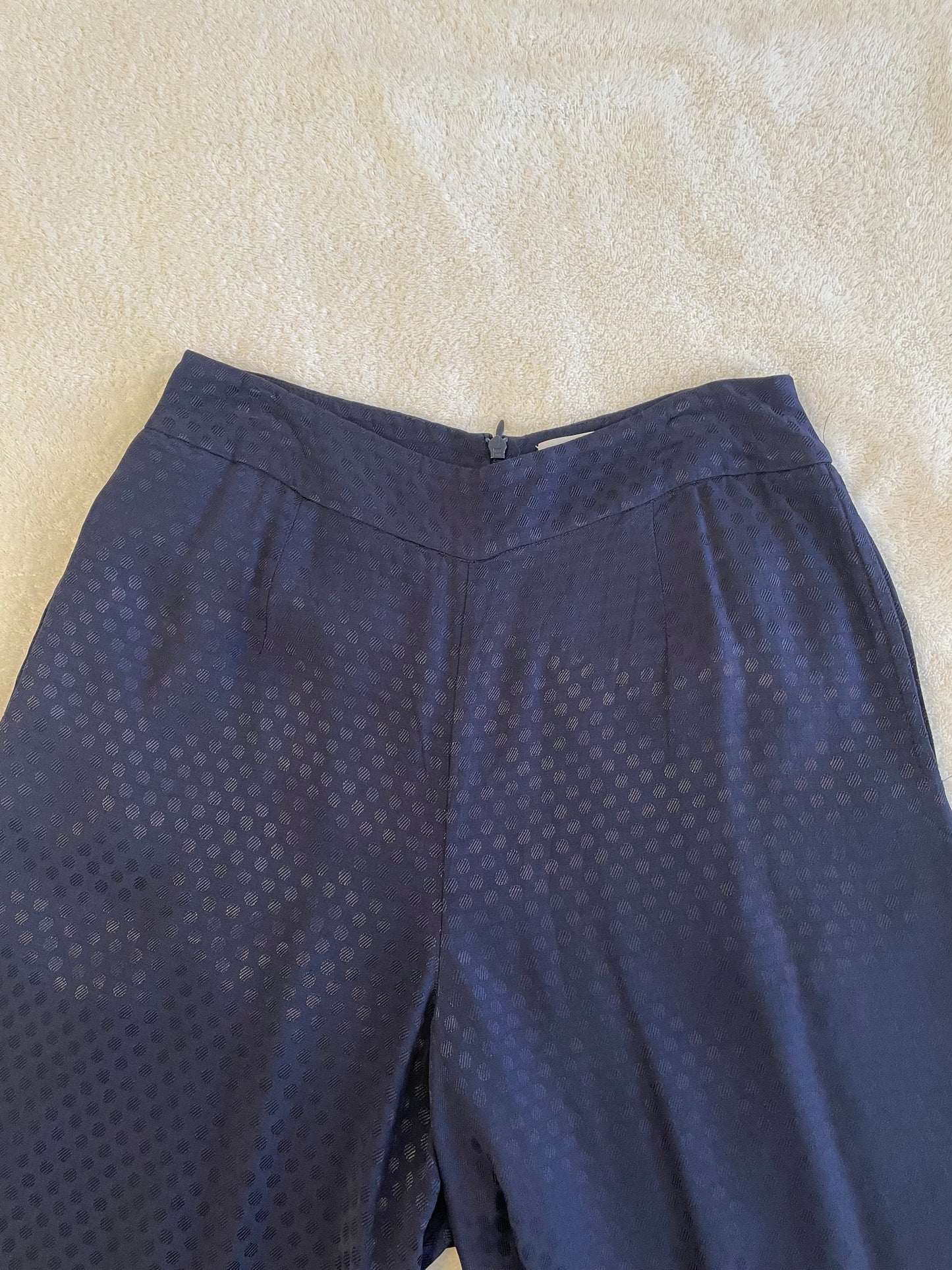 Jigsaw Satin Trousers - Size 8