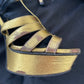 YSL Gold Heels - Size 4.5