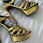 YSL Gold Heels - Size 4.5