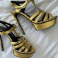 YSL Gold Heels - Size 4.5