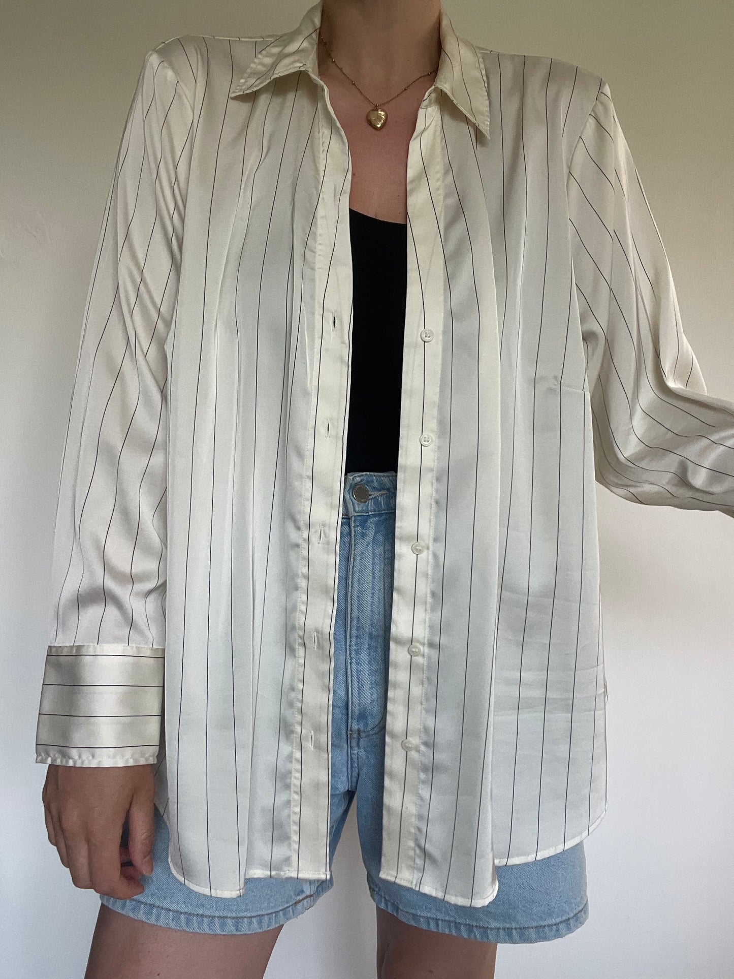 H&M Satin Shirt - Size XL