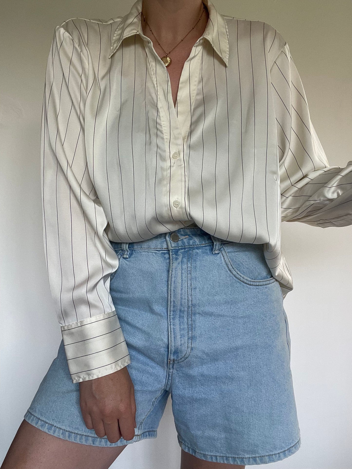 H&M Satin Shirt - Size XL