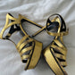 YSL Gold Heels - Size 4.5