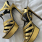 YSL Gold Heels - Size 4.5