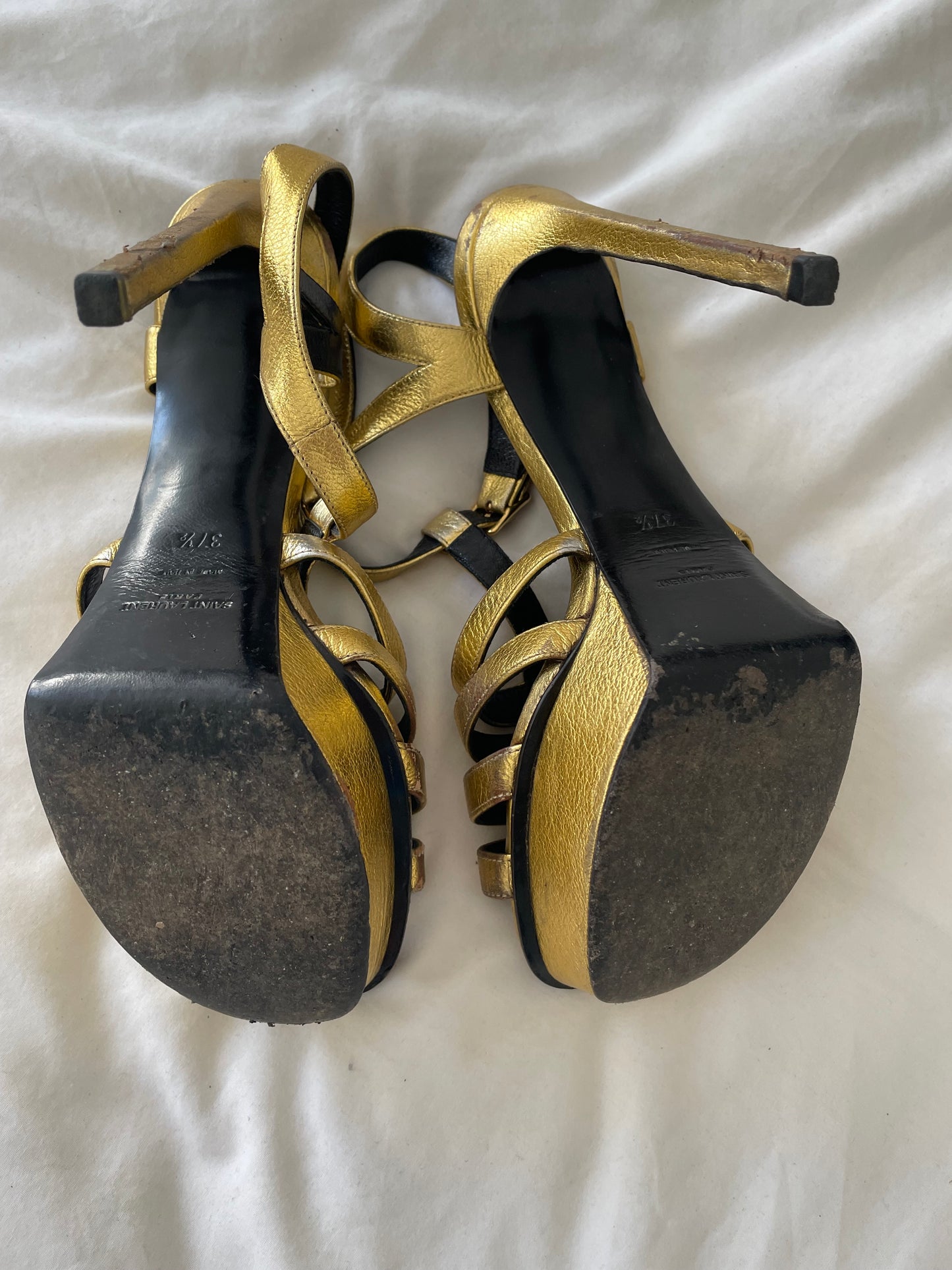 YSL Gold Heels - Size 4.5