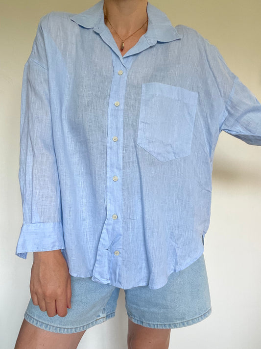 Zara Linen Shirt - Size M