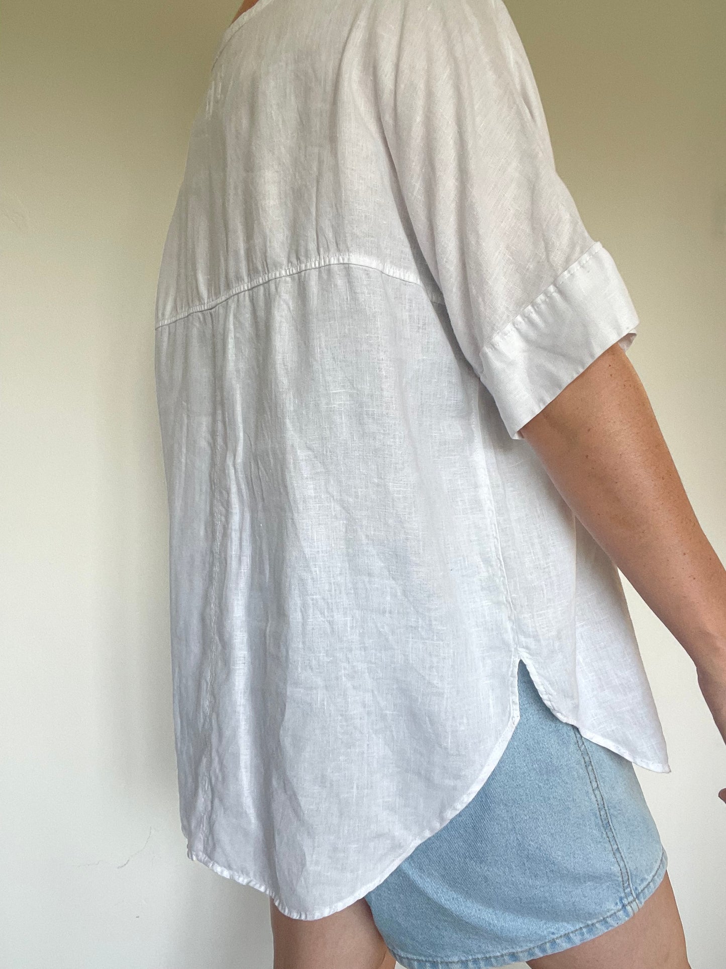 M&S Linen Tunic - Size 18