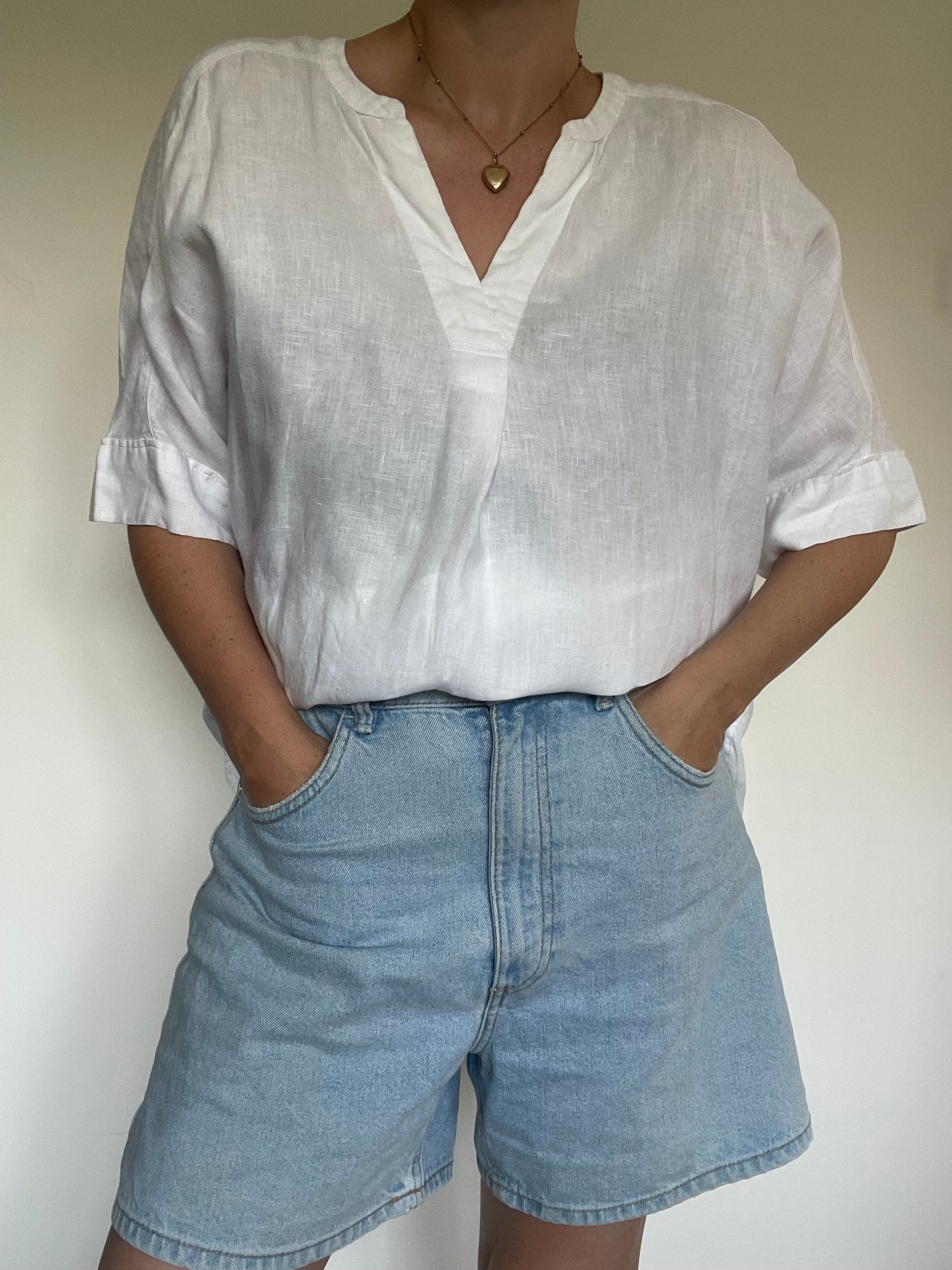 M&S Linen Tunic - Size 18