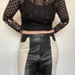 River Island Faux Leather Trousers - Size 12