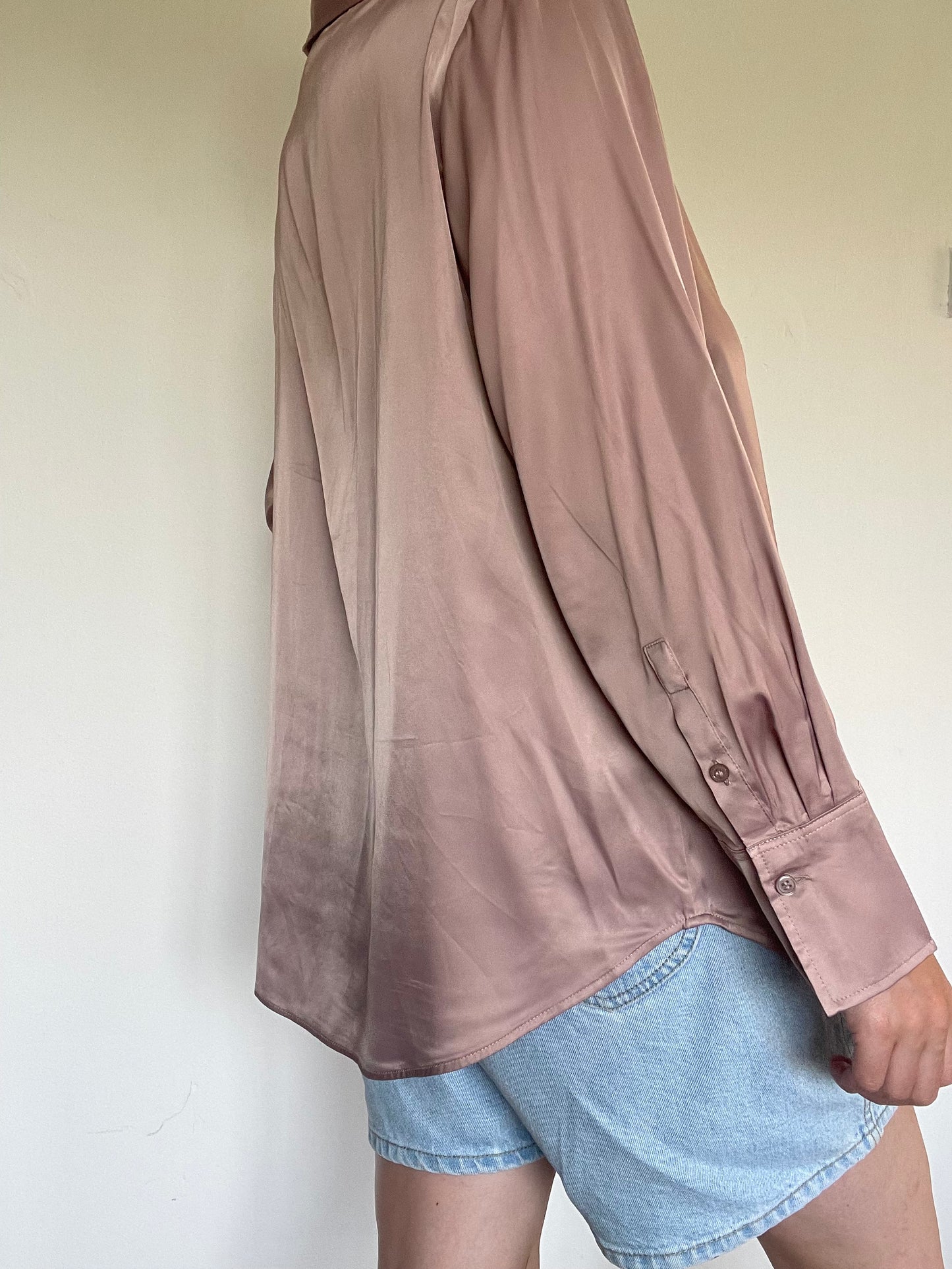 H&M Satin Shirt - Size XL