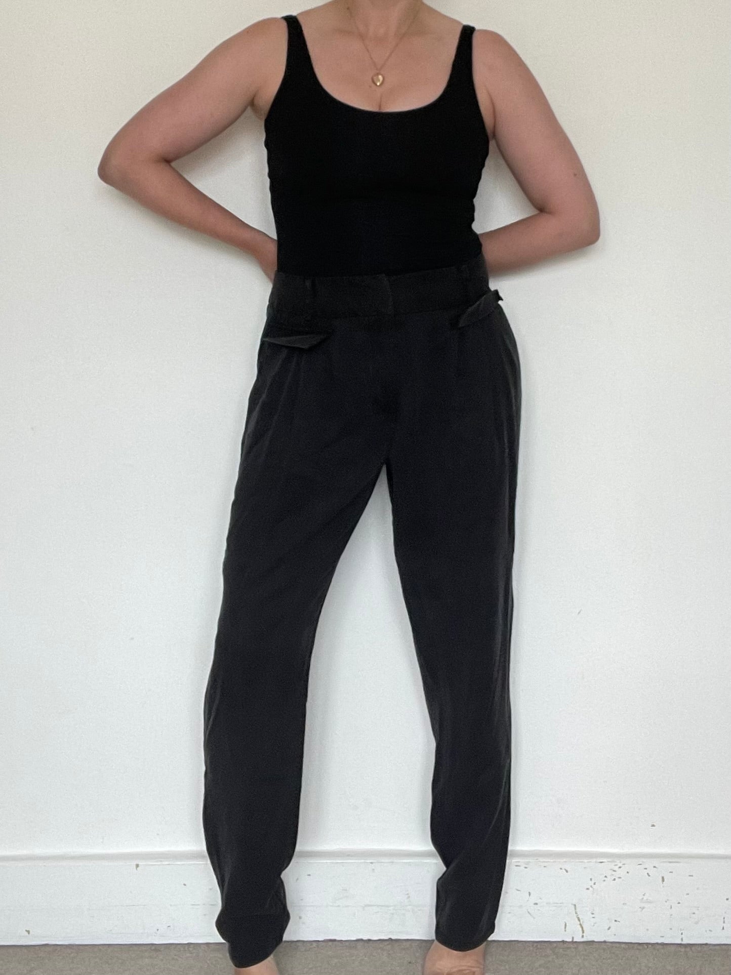 M&S Lyocell Trousers - Size 16