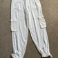 Zara White Trousers - Size M