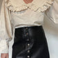 New Look Faux Leather Skirt - Size 12