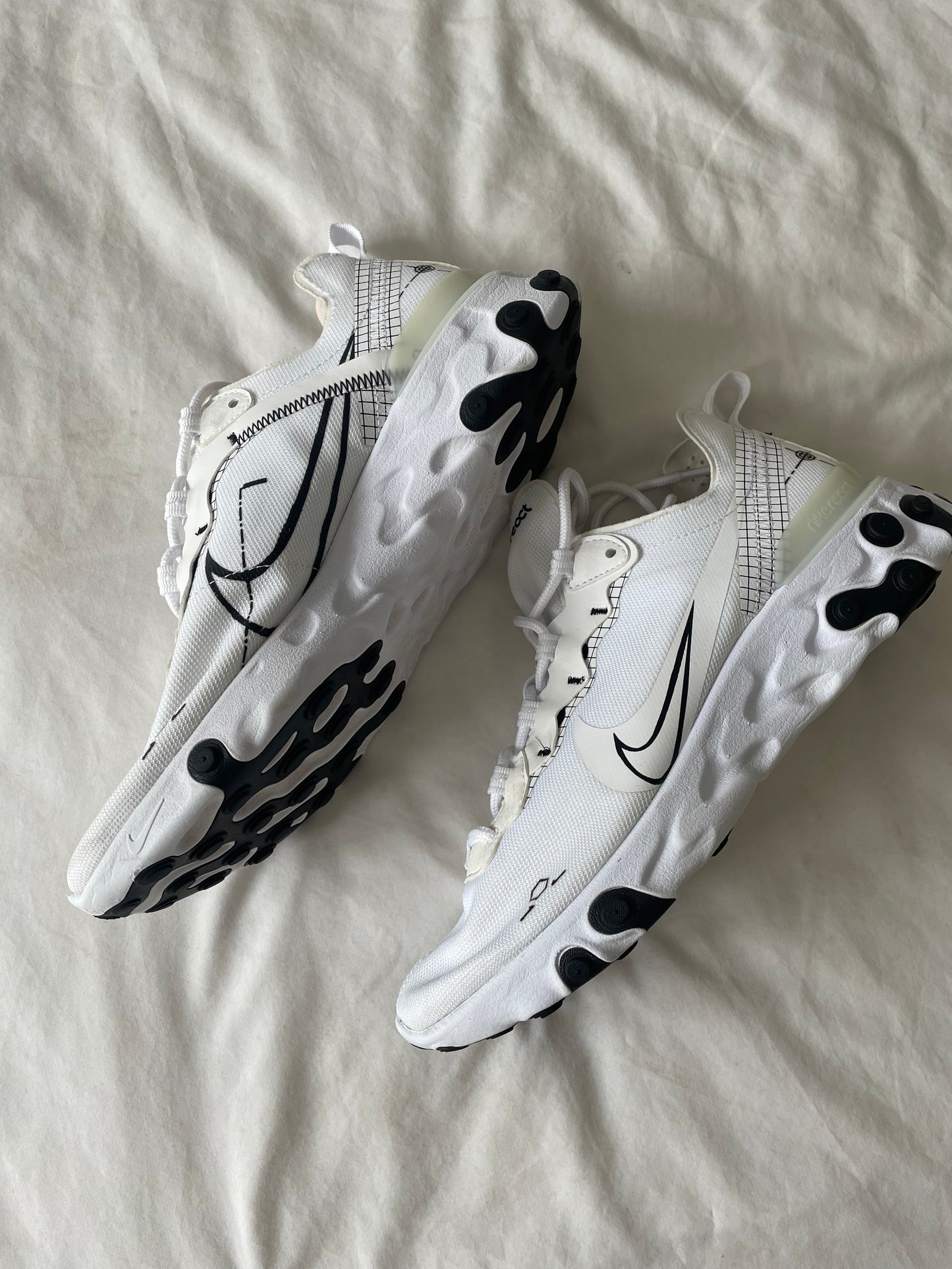 Nike React Element 55 Trainers - Size 8