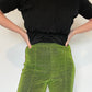 Green Glitter Trousers - Size 8