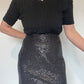 French Connection Sequin Skirt - Size 14