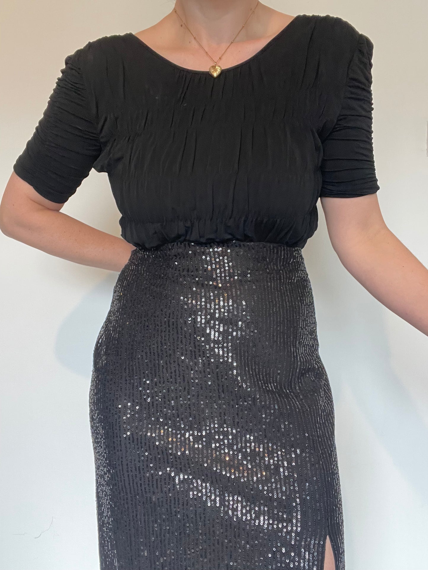 French Connection Sequin Skirt - Size 14