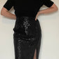 French Connection Sequin Skirt - Size 14