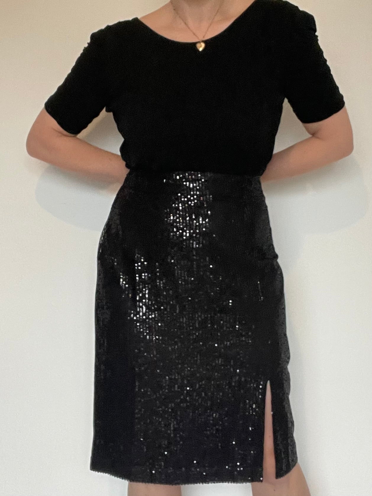 French Connection Sequin Skirt - Size 14
