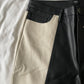 River Island Faux Leather Trousers - Size 12