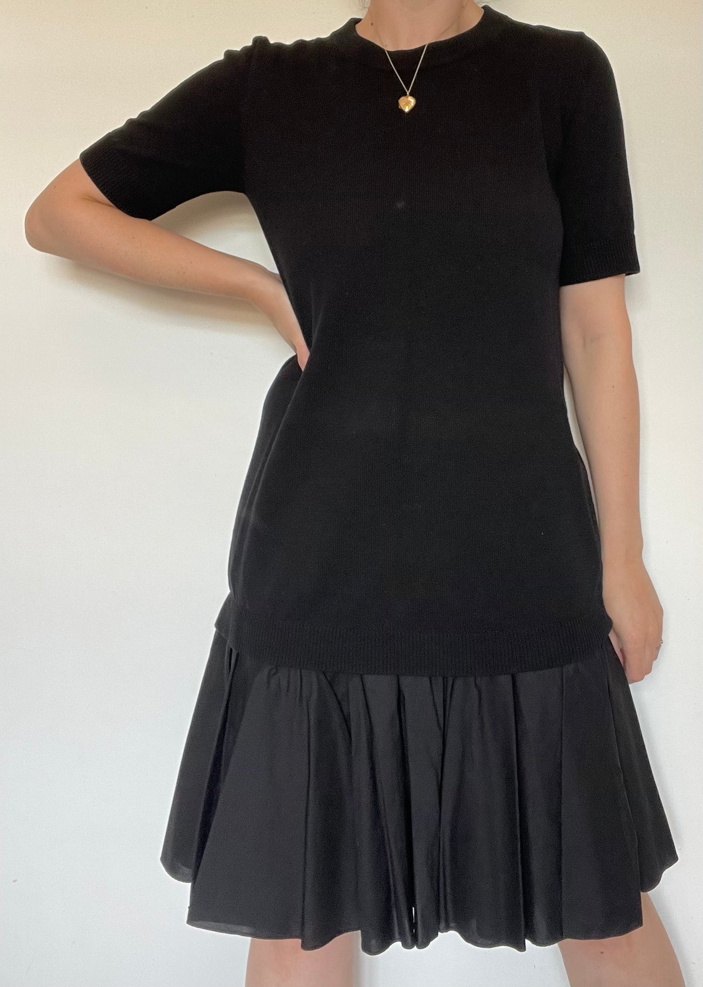 COS Black Knit Dress