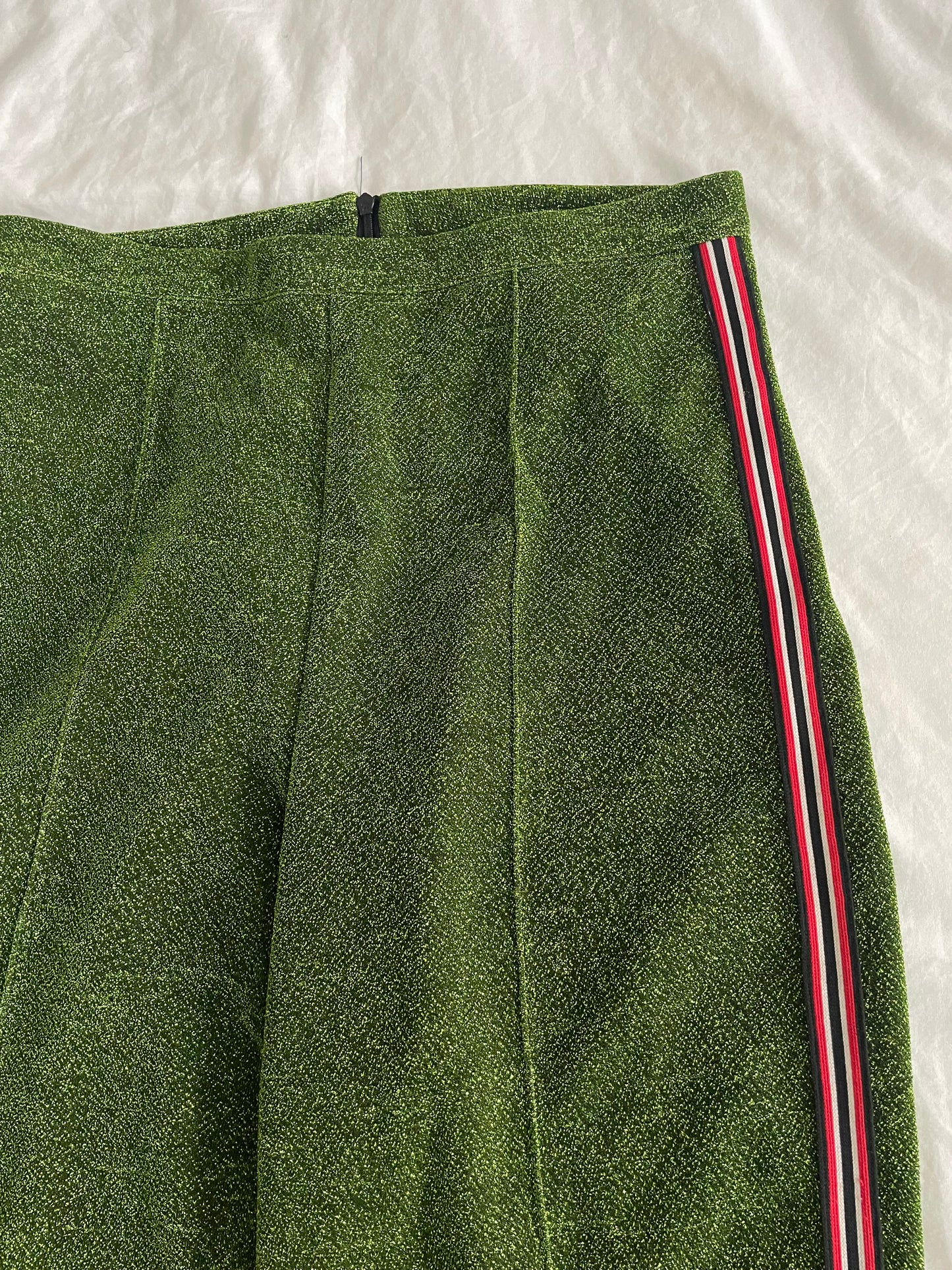 Green Glitter Trousers - Size 8