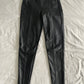 M&S Faux Leather Leggings - Size 8