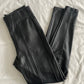 M&S Faux Leather Leggings - Size 8
