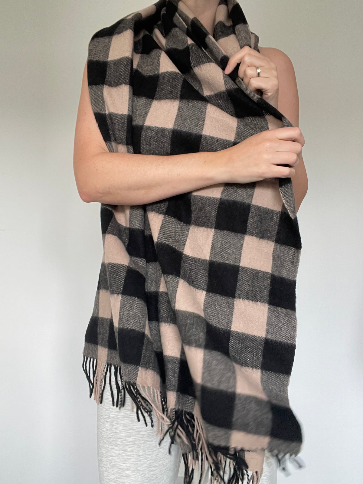Checked Scarf
