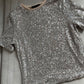M&S Sequin Top - Size 10