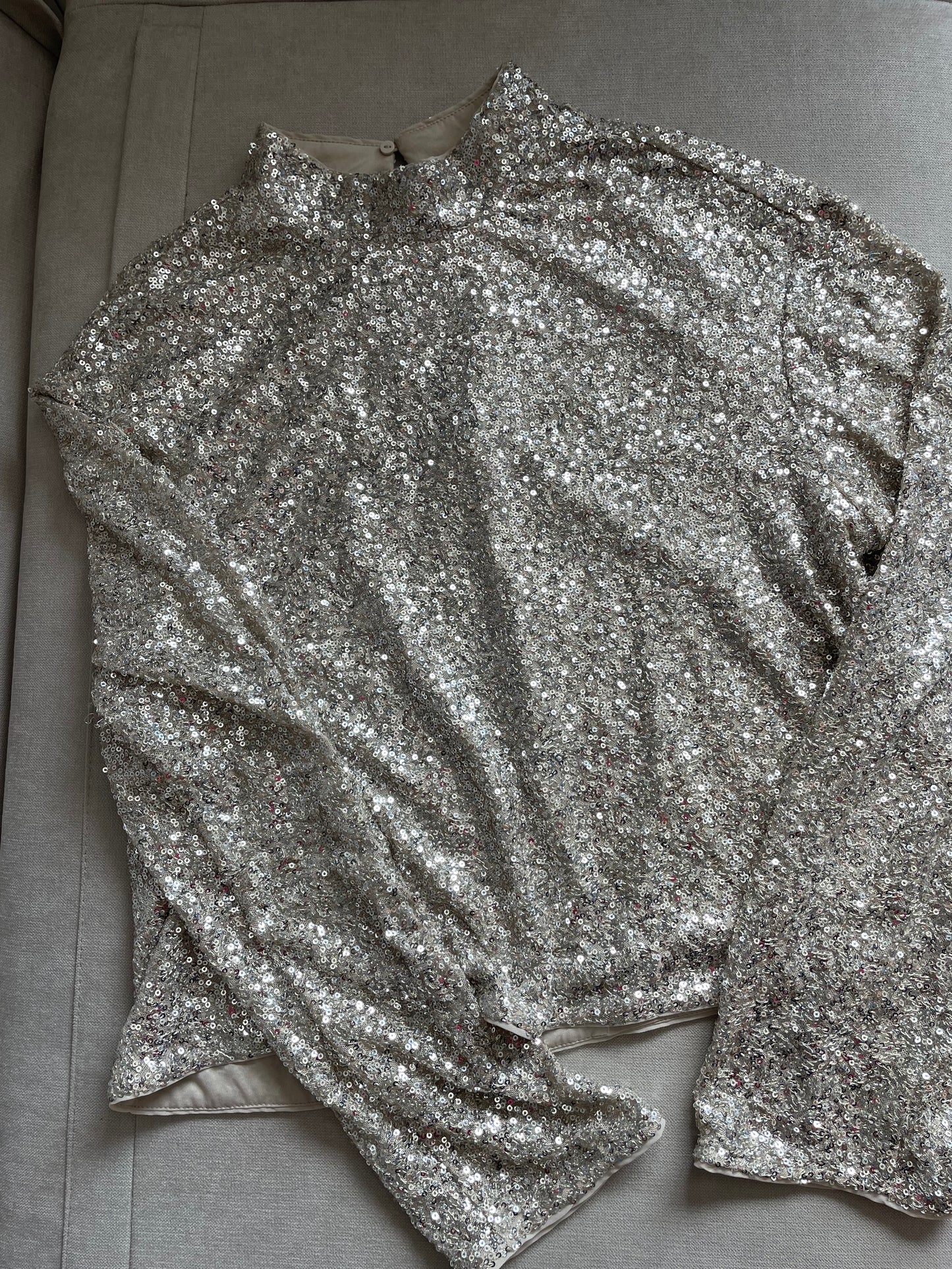 H&M Sequin Top - Size M