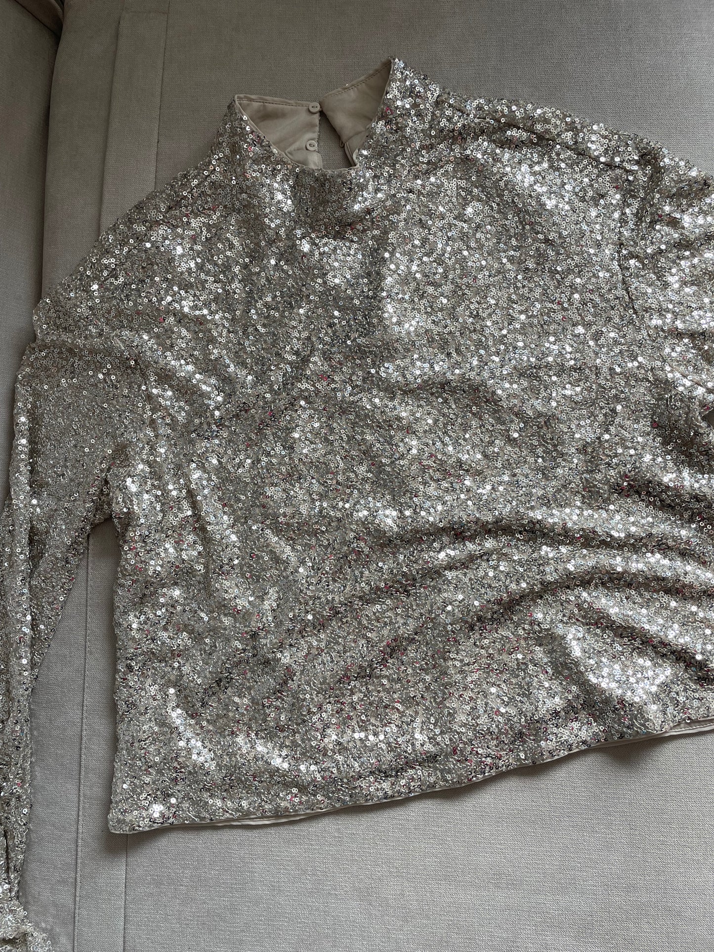 H&M Sequin Top - Size M