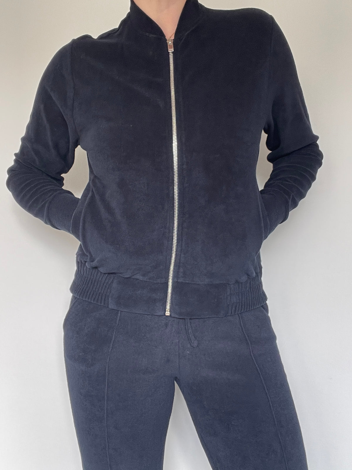 Arne Velour Tracksuit Bottoms - Size 8