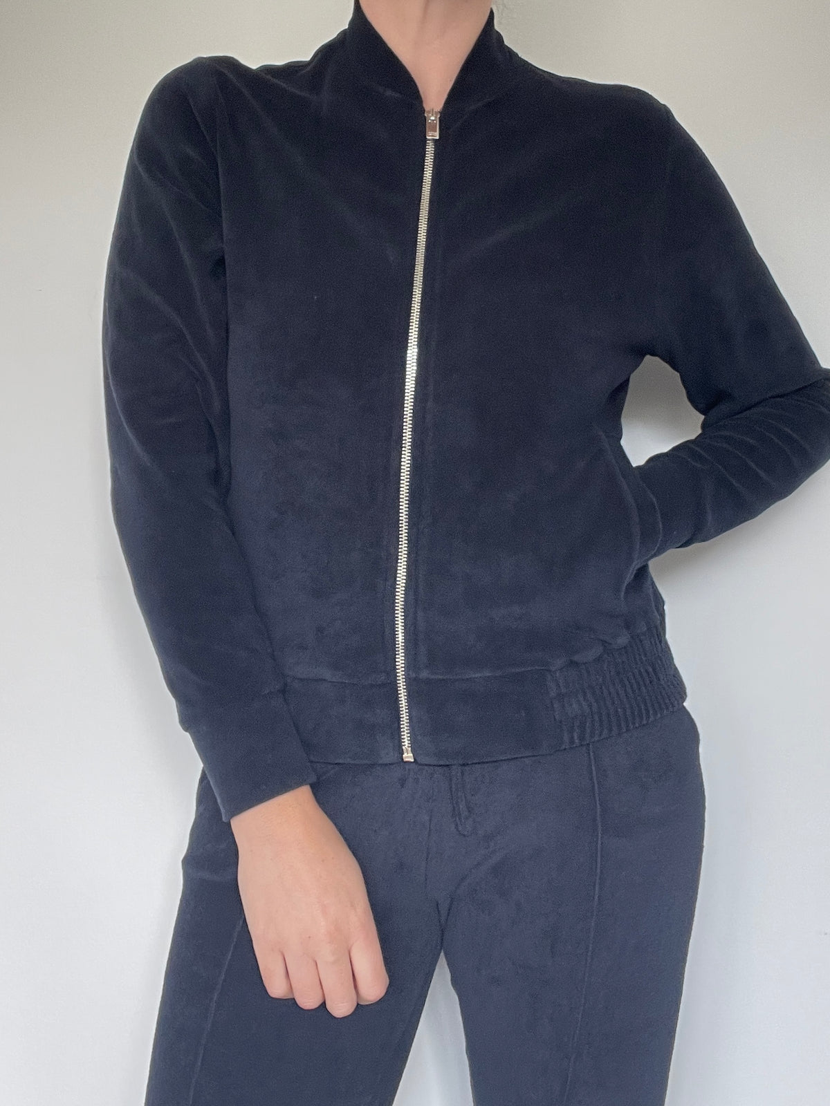 Arne Velour Tracksuit Bottoms - Size 8