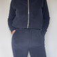 Arne Velour Tracksuit Bottoms - Size 8