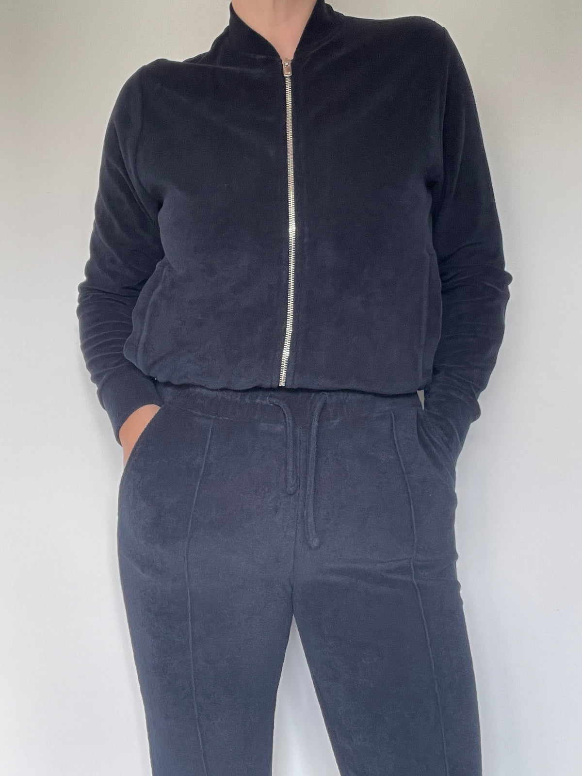 Arne Velour Tracksuit Bottoms - Size 8