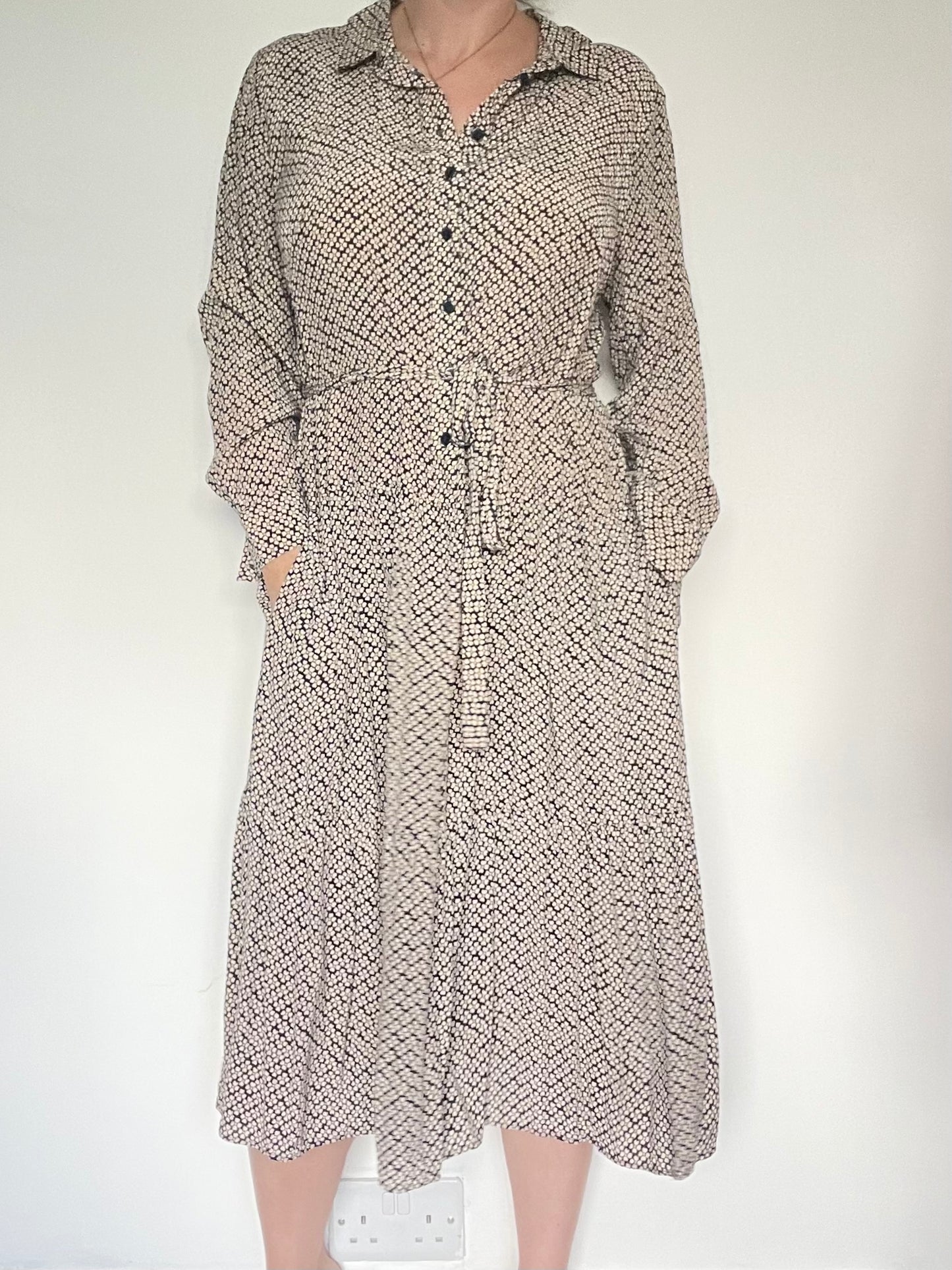 Whistles Midi Dress - Size 16