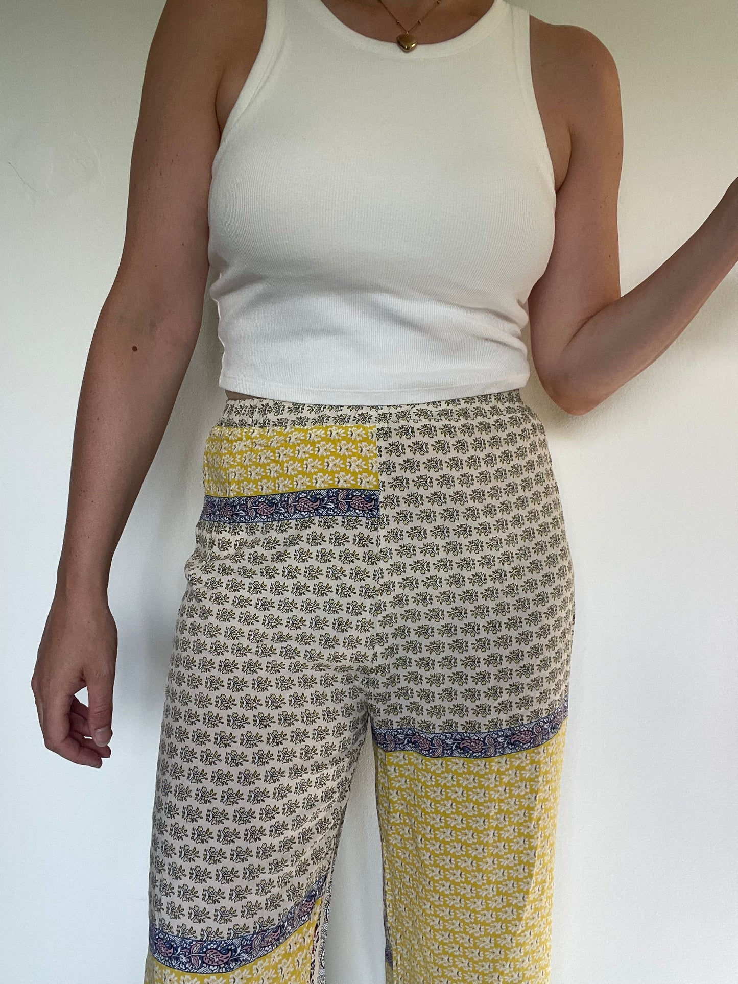 Cropped Trousers - Size Small