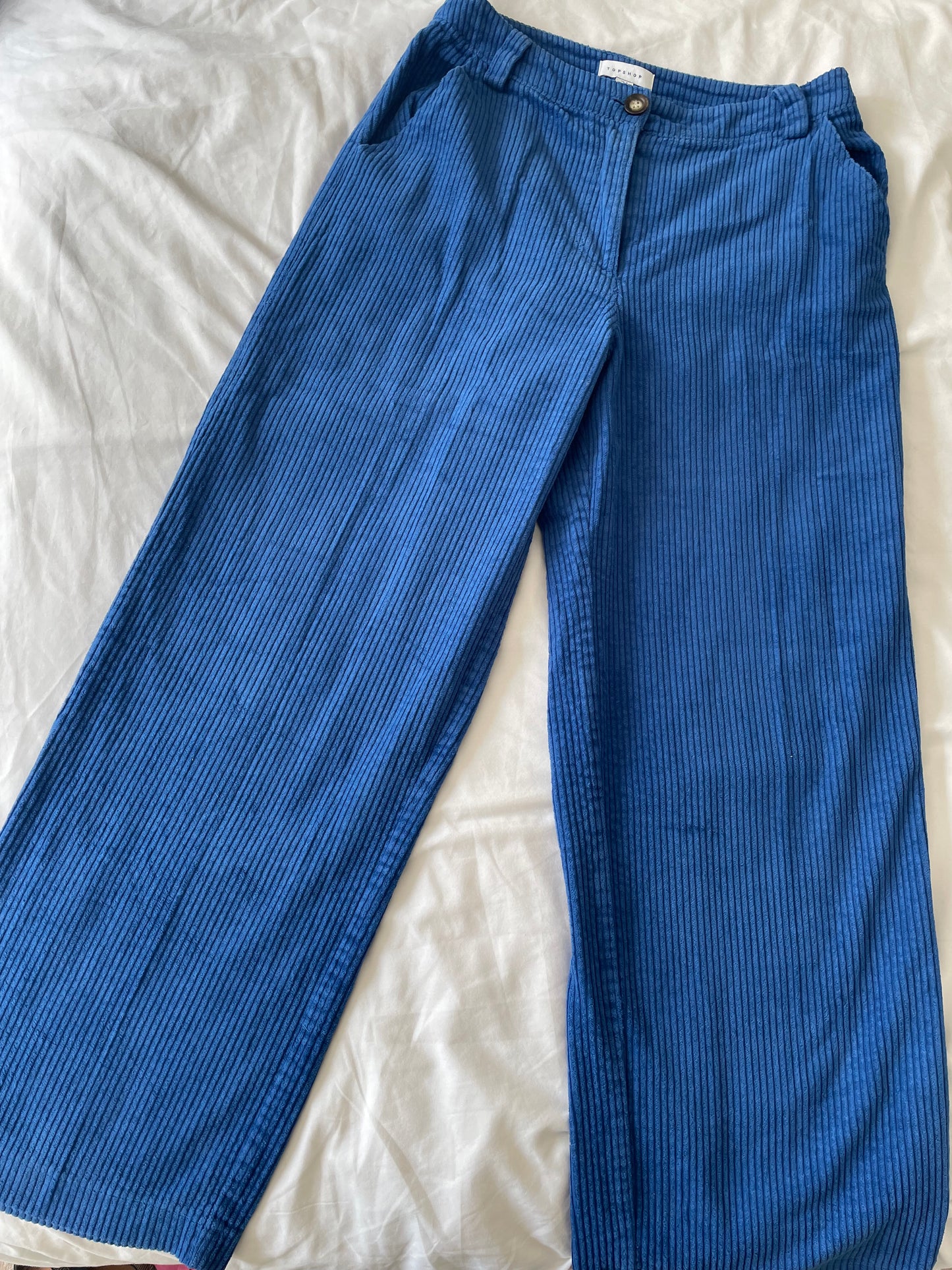 Topshop Cord Trousers - Size 8