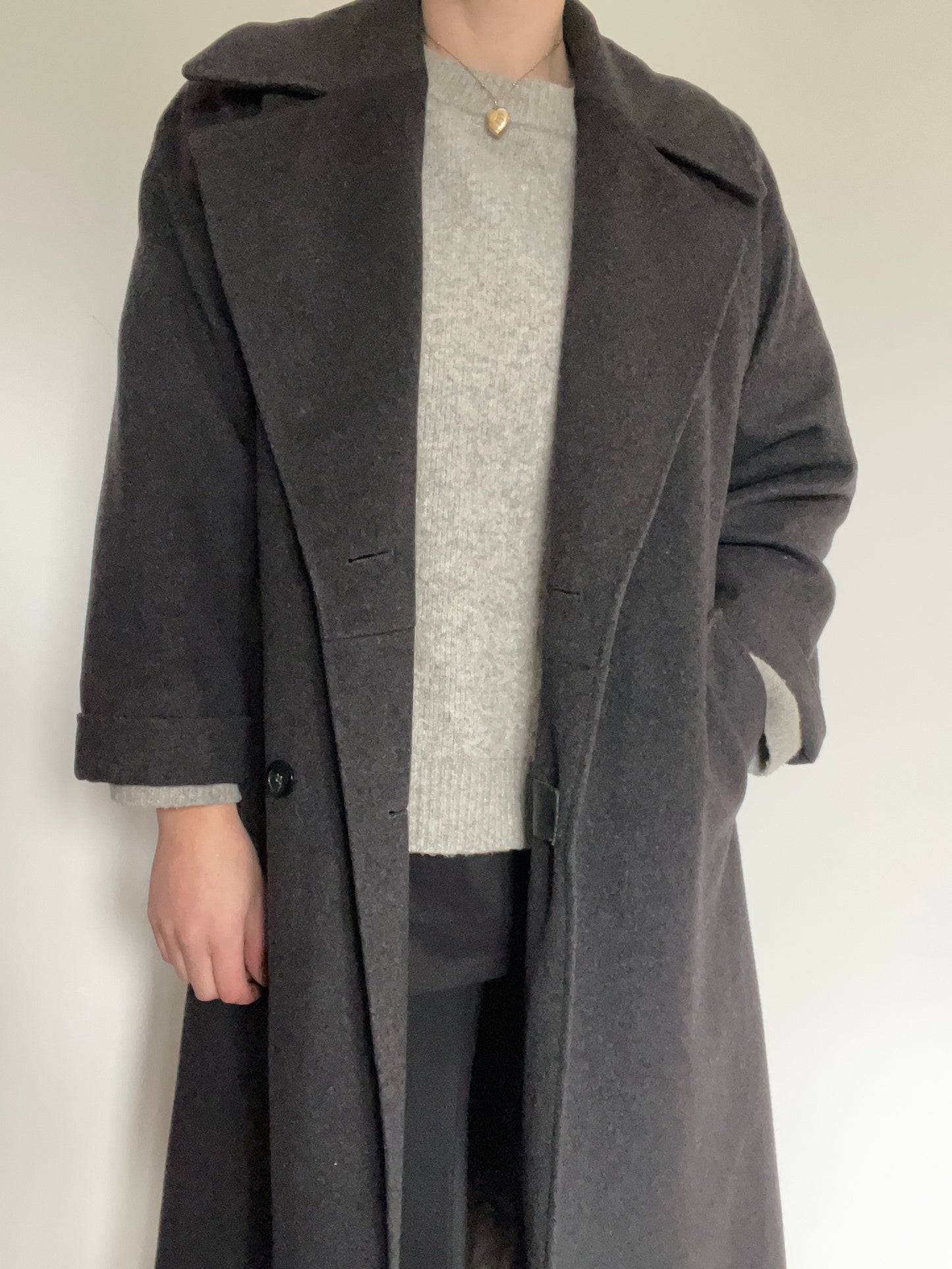 Vintage Wool Coat - Size 12
